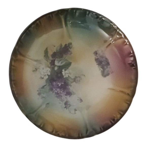 Other - German VINTAGE Floral Multicolor Decorative Plate Collectible Vguc Vtg Germany